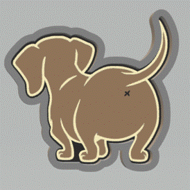 1pc Sausage Dog Bath Bomb Mold STL File