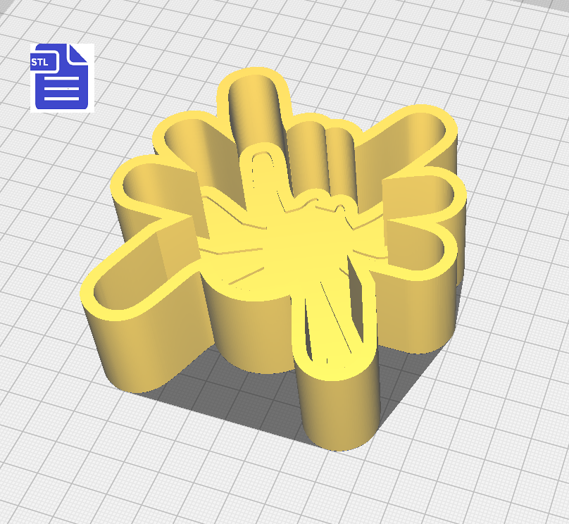 1pc Spider Bath Bomb Mold STL File