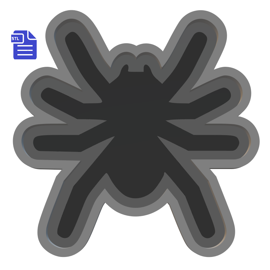 1pc Spider Bath Bomb Mold STL File