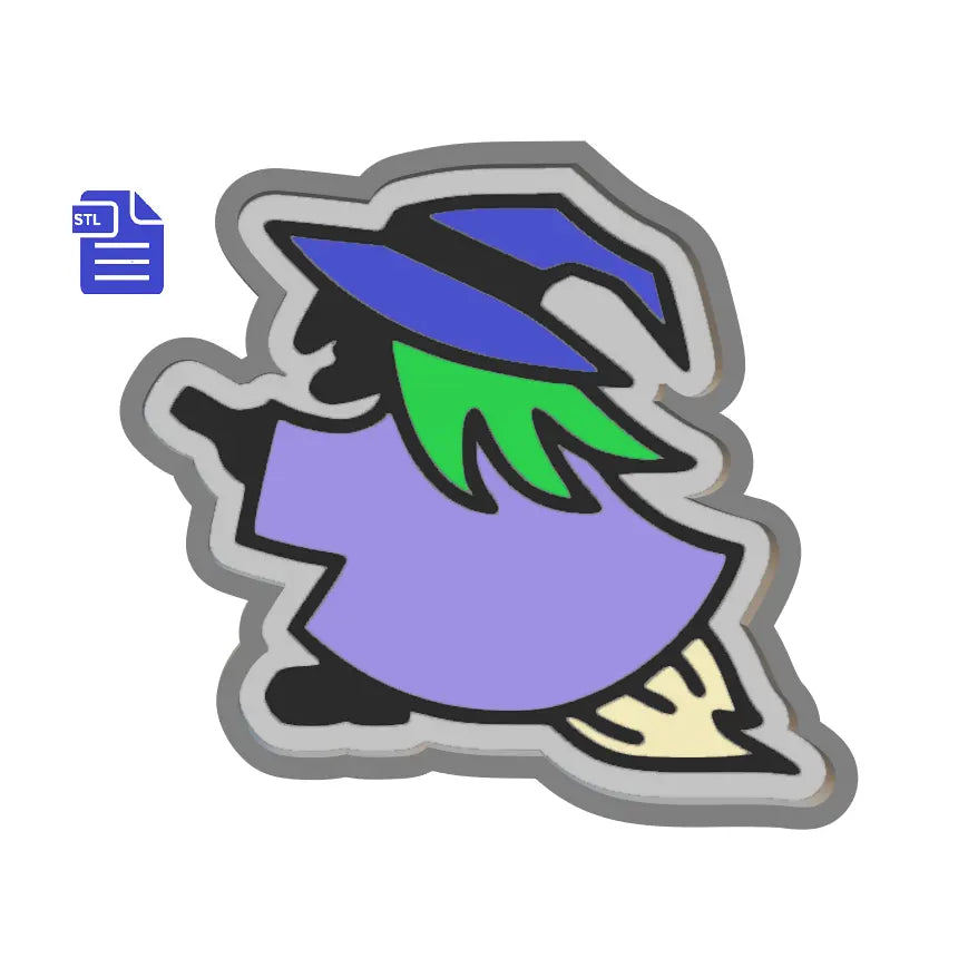 1pc Witch Bath Bomb Mold STL File - for 3D printing - FILE ONLY - The Crafts and Glitter Shop