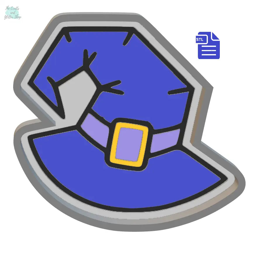 1pc Witchy Hat Bath Bomb Mold STL File - for 3D printing - FILE ONLY - The Crafts and Glitter Shop