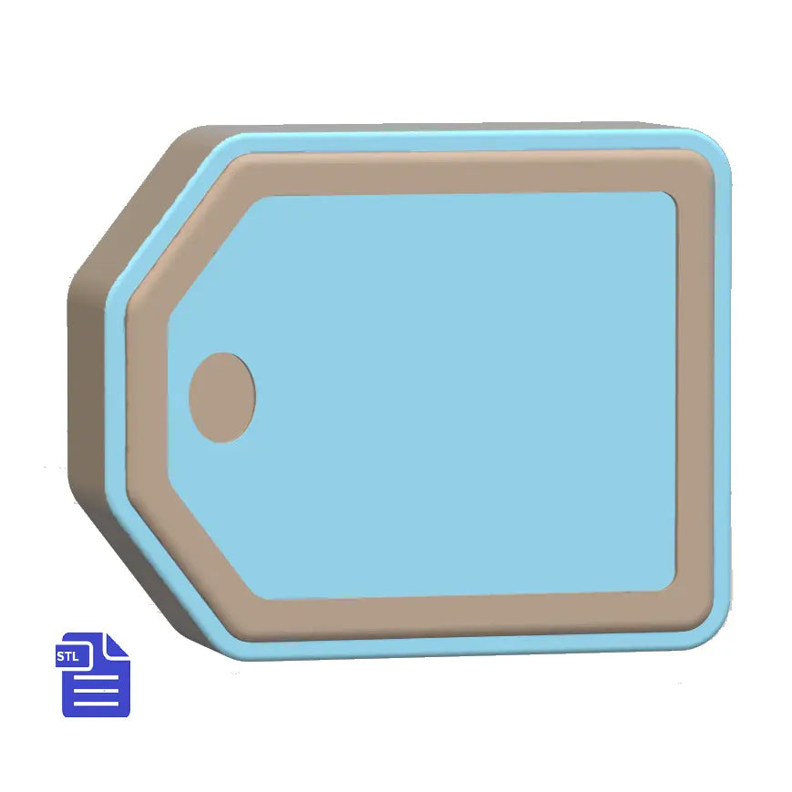 1pc + 2pc + 3pc Gift Tag Bath Bomb Mold STL File - for 3D printing - FILE ONLY - mold for bath bombs shower steamers solid shampoo bars - The Crafts and Glitter Shop