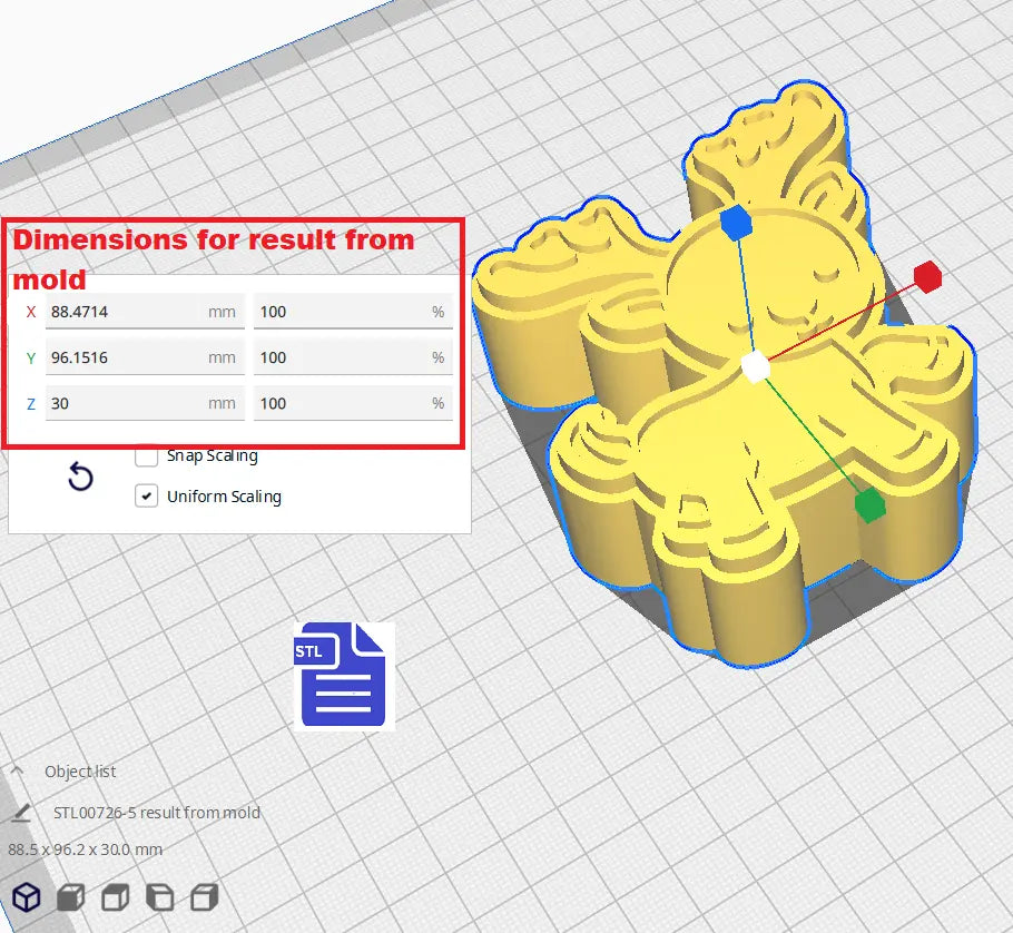 1pc & 3pc Reindeer Bath Bomb Mold STL File - for 3D printing - FILE ONLY - mold for bath bombs solid shampoo shower steamers - The Crafts and Glitter Shop