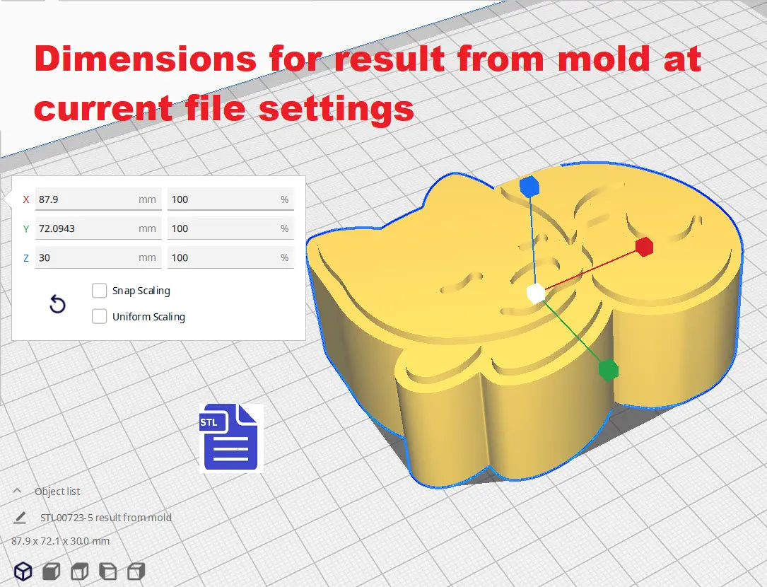1pc & 3pc Sleeping Shiba Inu Dog Bath Bomb Mold STL File - for 3D printing - FILE ONLY - mold for bath bombs shower steamers solid shampoo bars - The Crafts and Glitter Shop