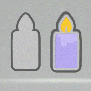 1pc or 2pc Pillar Candle Bath Bomb Mold STL File