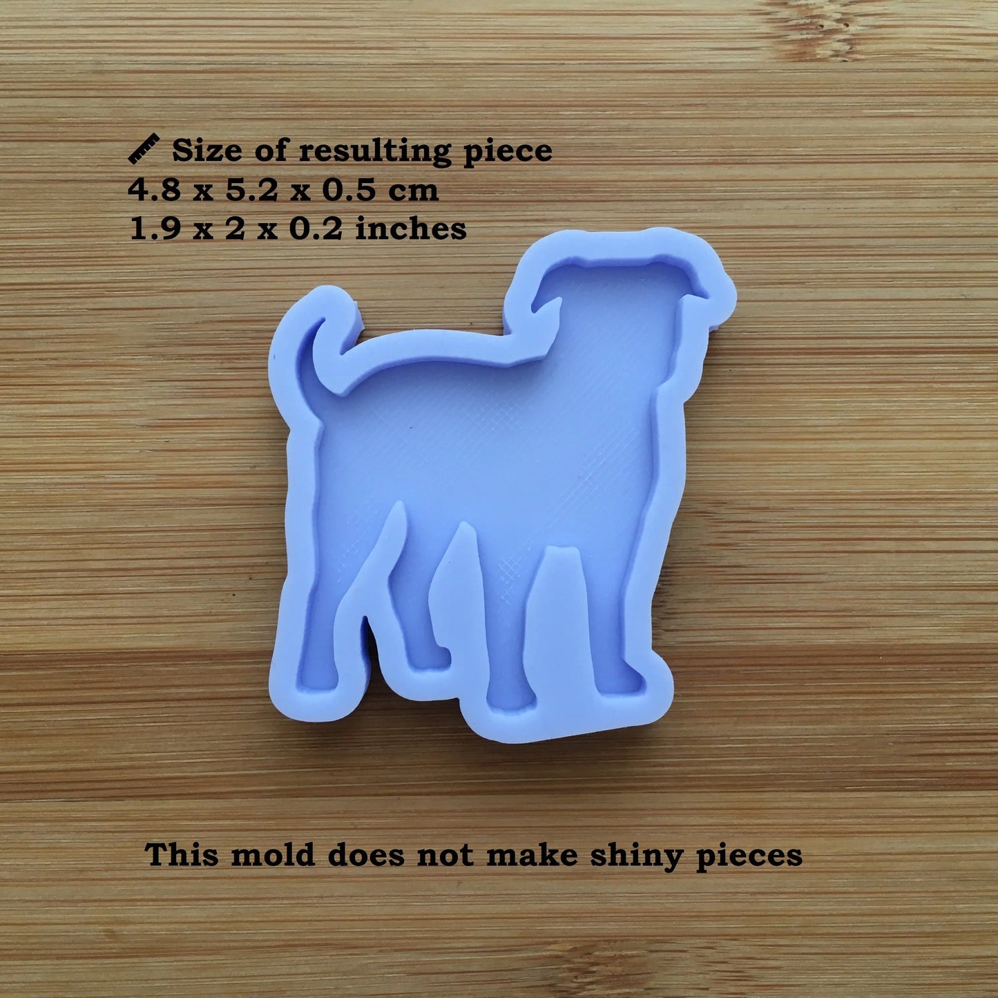 2" American Bull Dog Silicone Mold