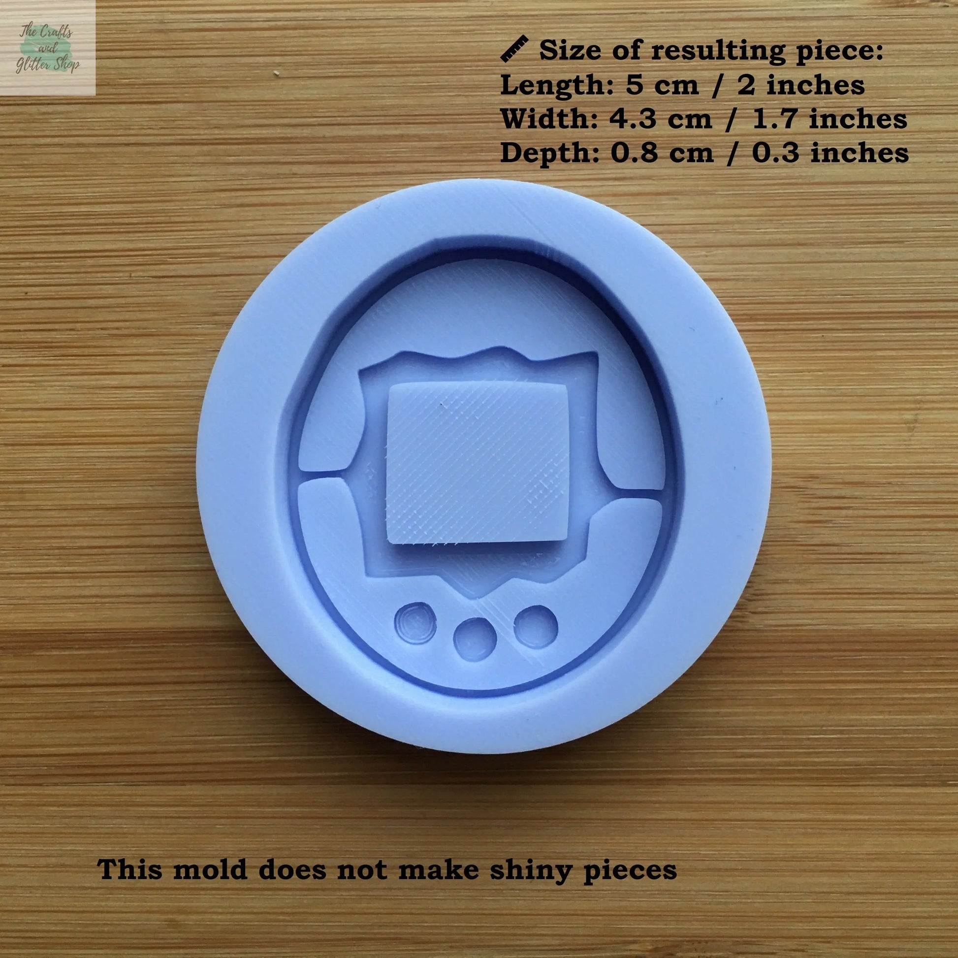 2" Digital Pet Game Console Silicone Mold