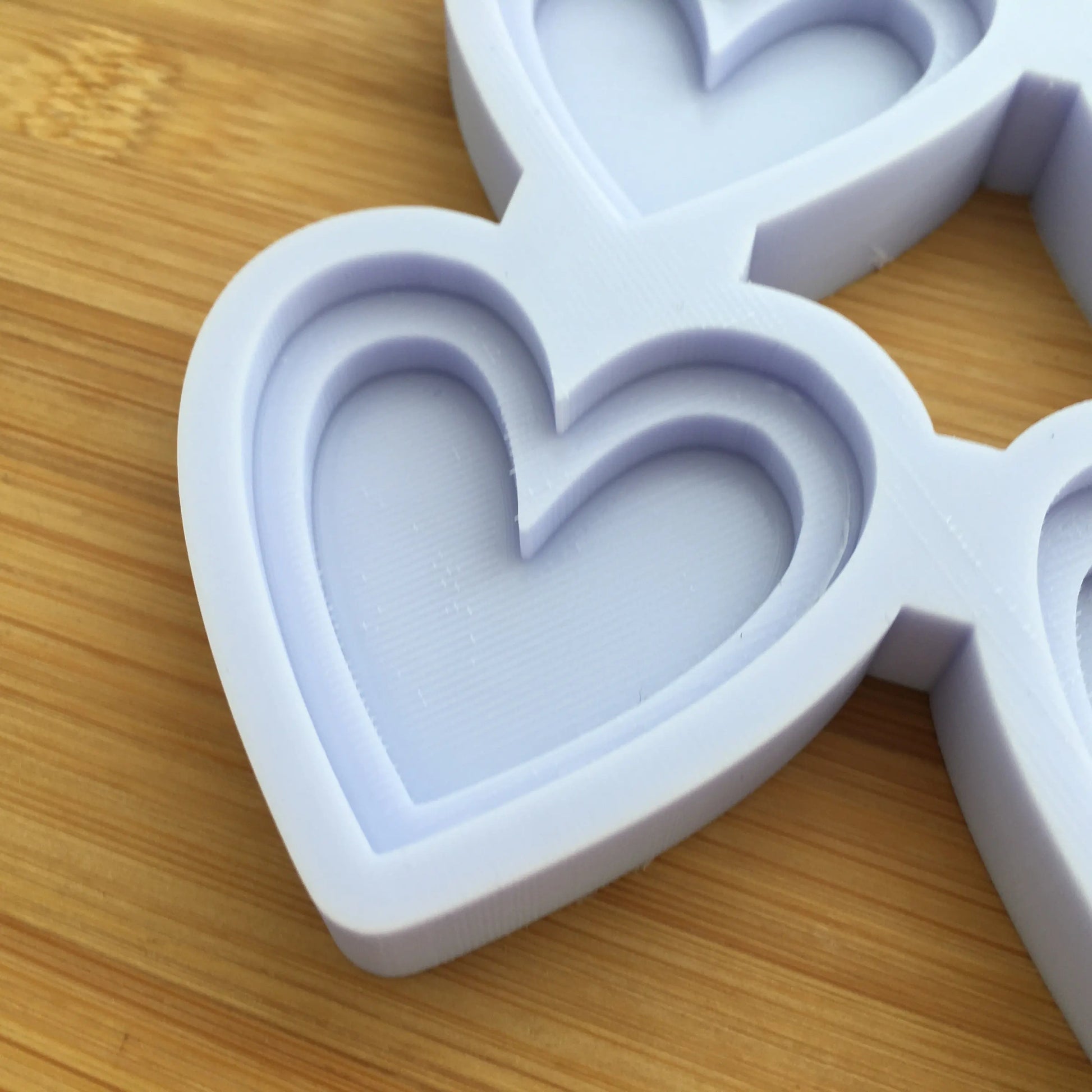 2" Hearts Silicone Mold