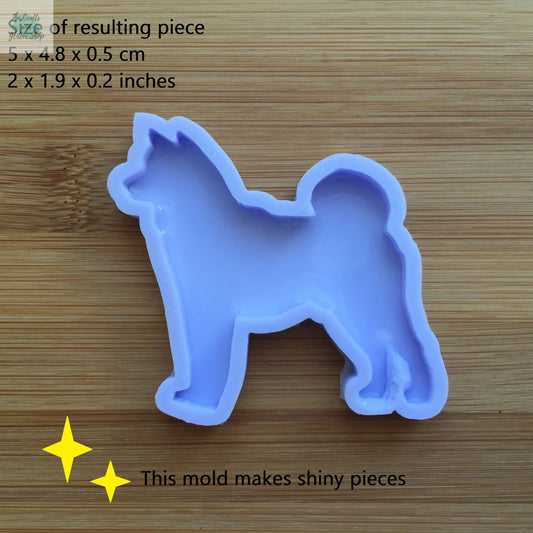 2" Shiba Inu Silicone Mold