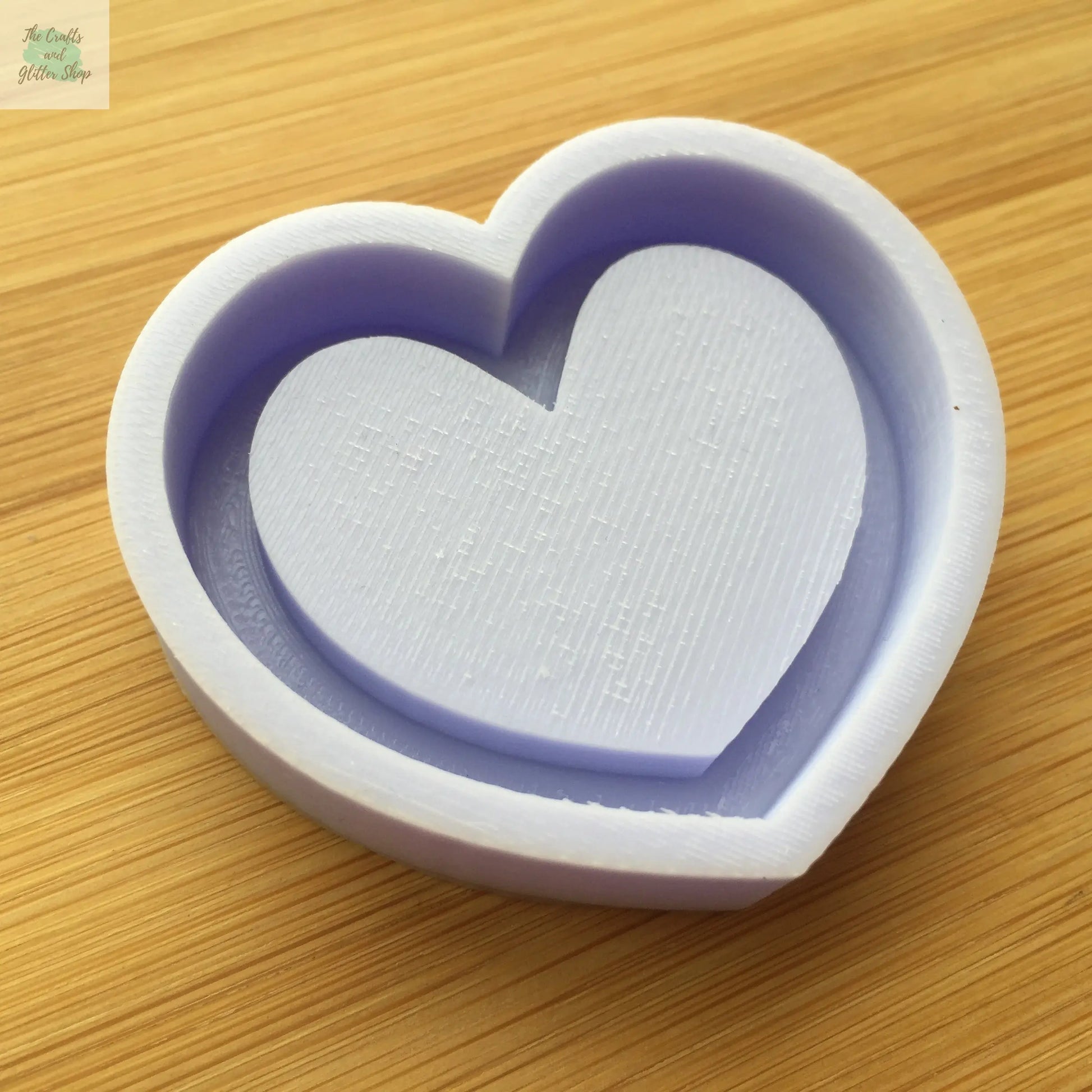 2 inch Heart Shaker Silicone Mold