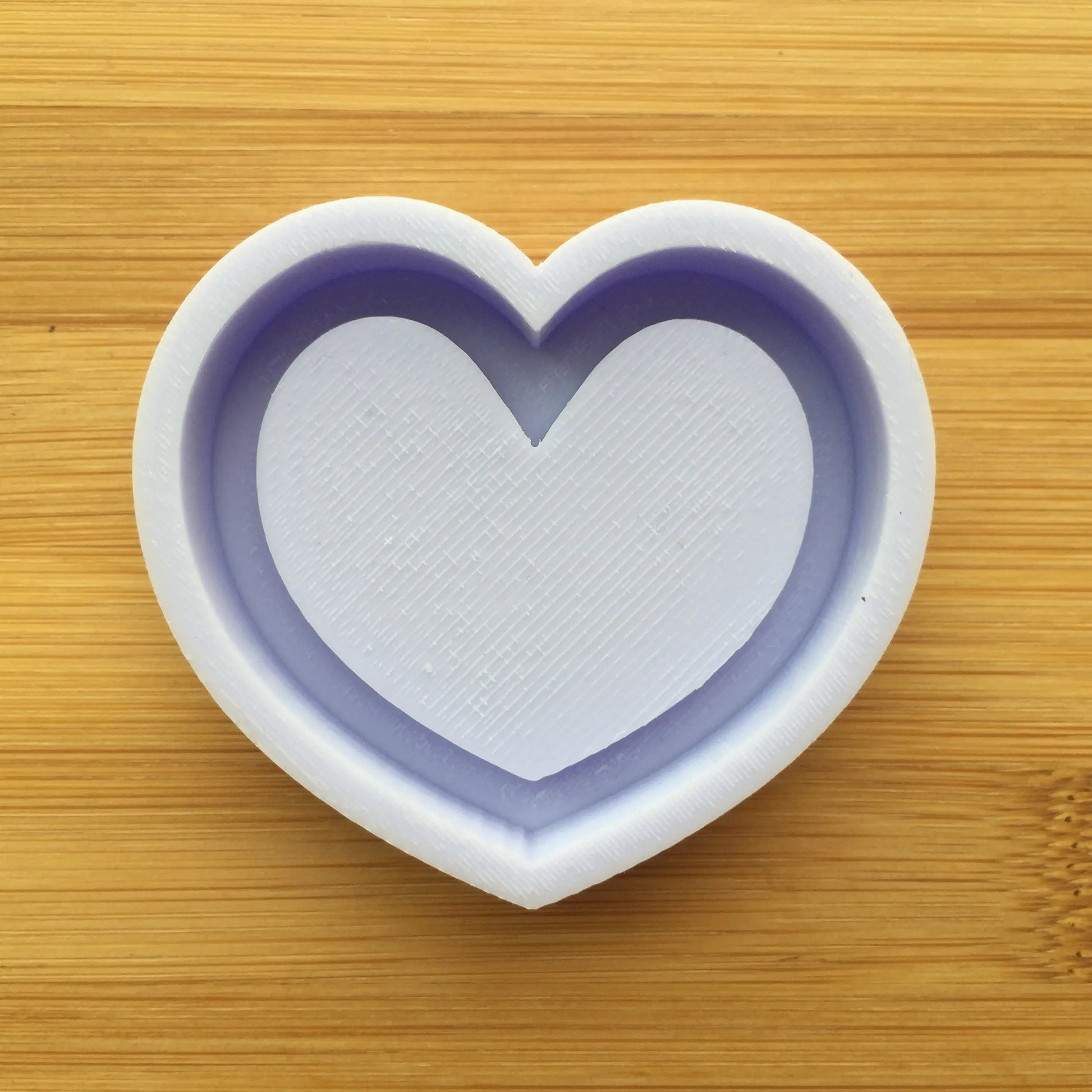 2 inch Heart Shaker Silicone Mold