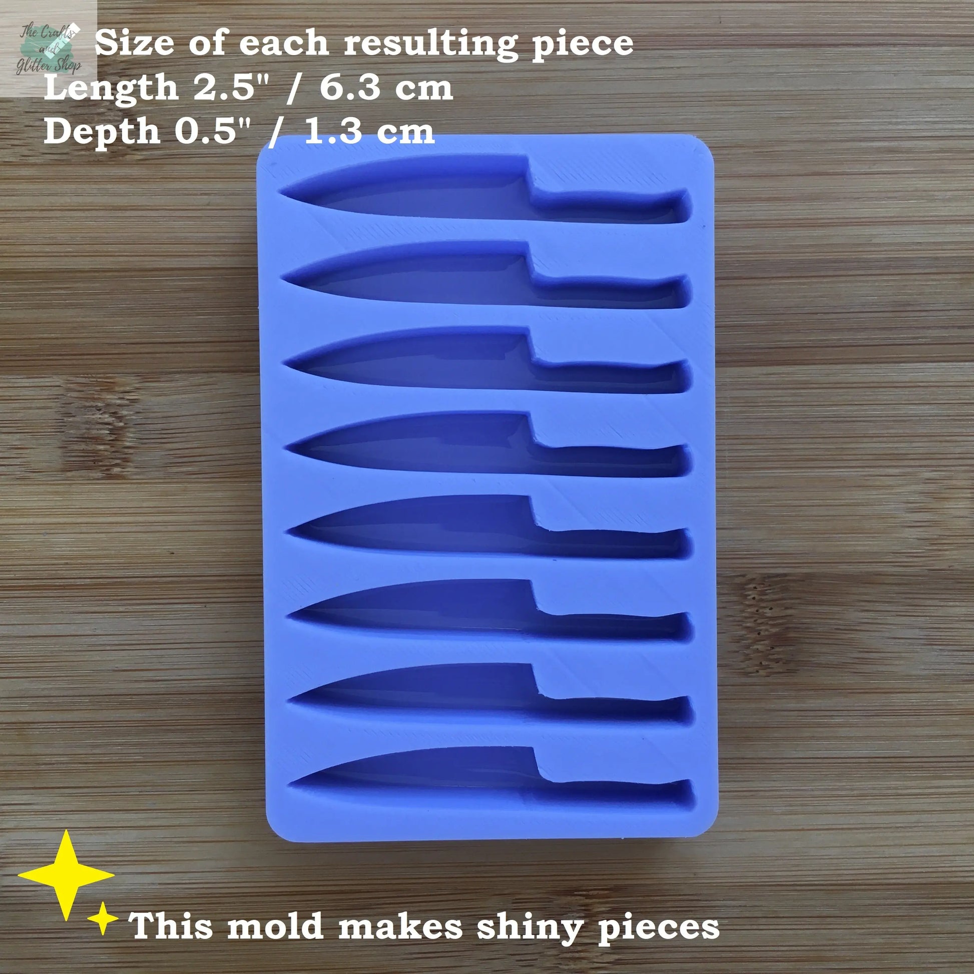 2.5" Chef Knife Silicone Mold - The Crafts and Glitter Shop