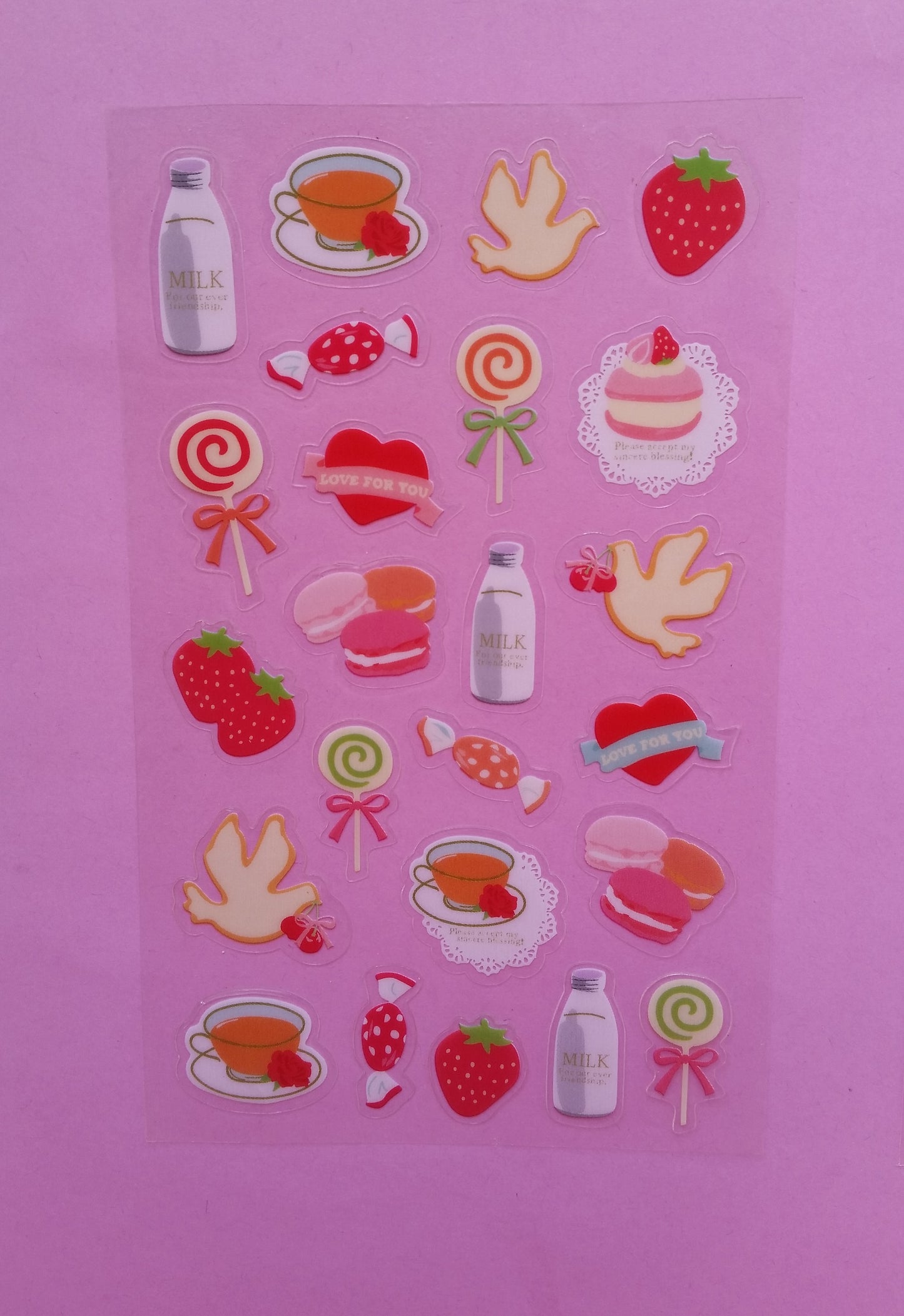 Tea Time Stickers - 2 sheets