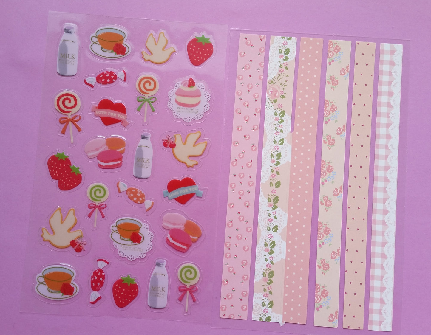 Tea Time Stickers - 2 sheets