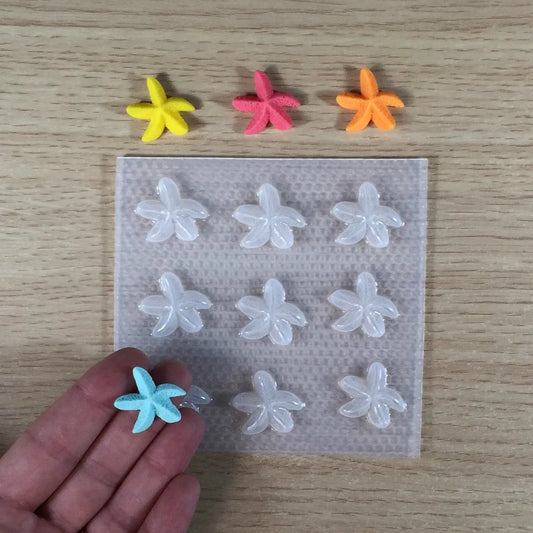 21mm Starfish Plastic Mold The Crafts and Glitter Shop