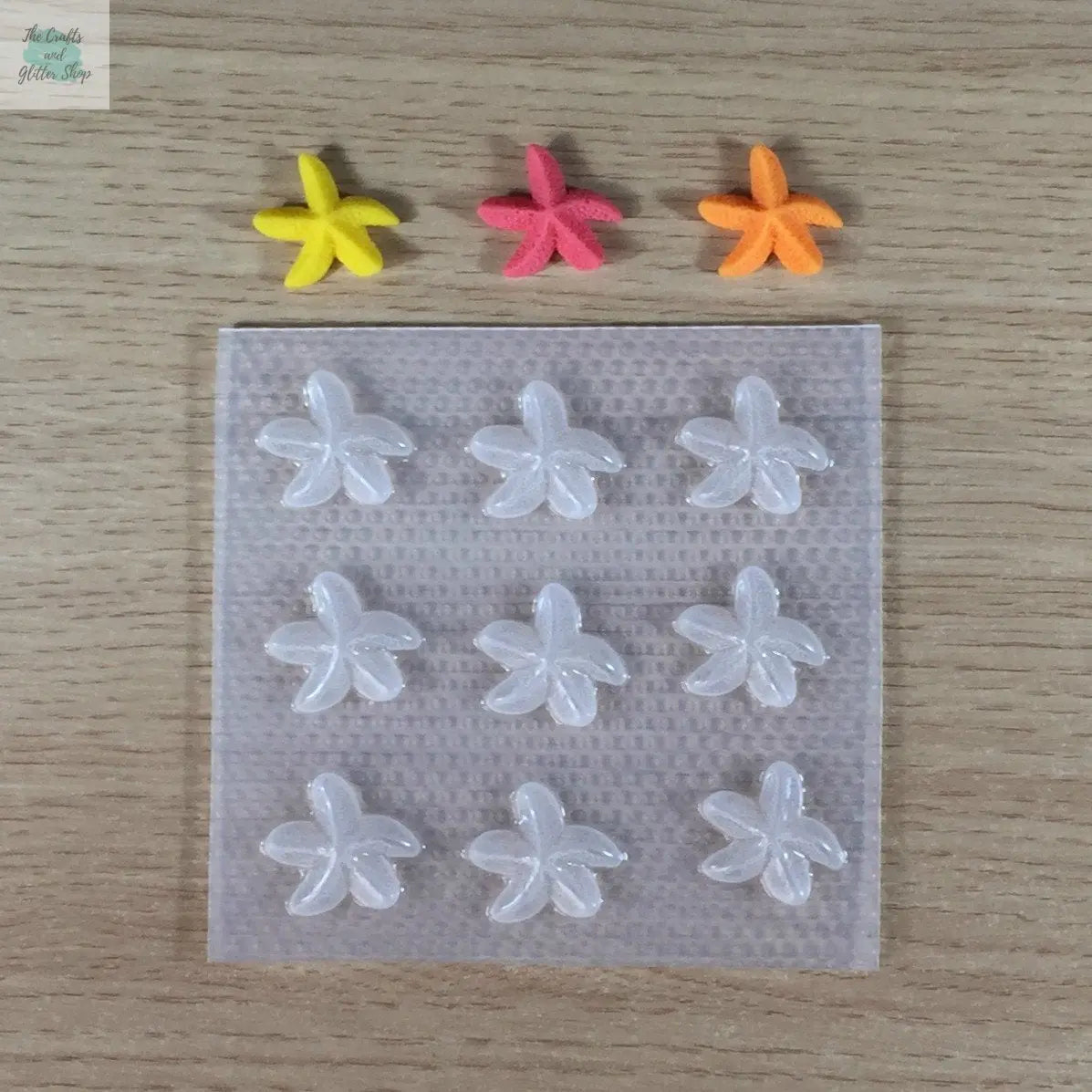 21mm Starfish Plastic Mold The Crafts and Glitter Shop