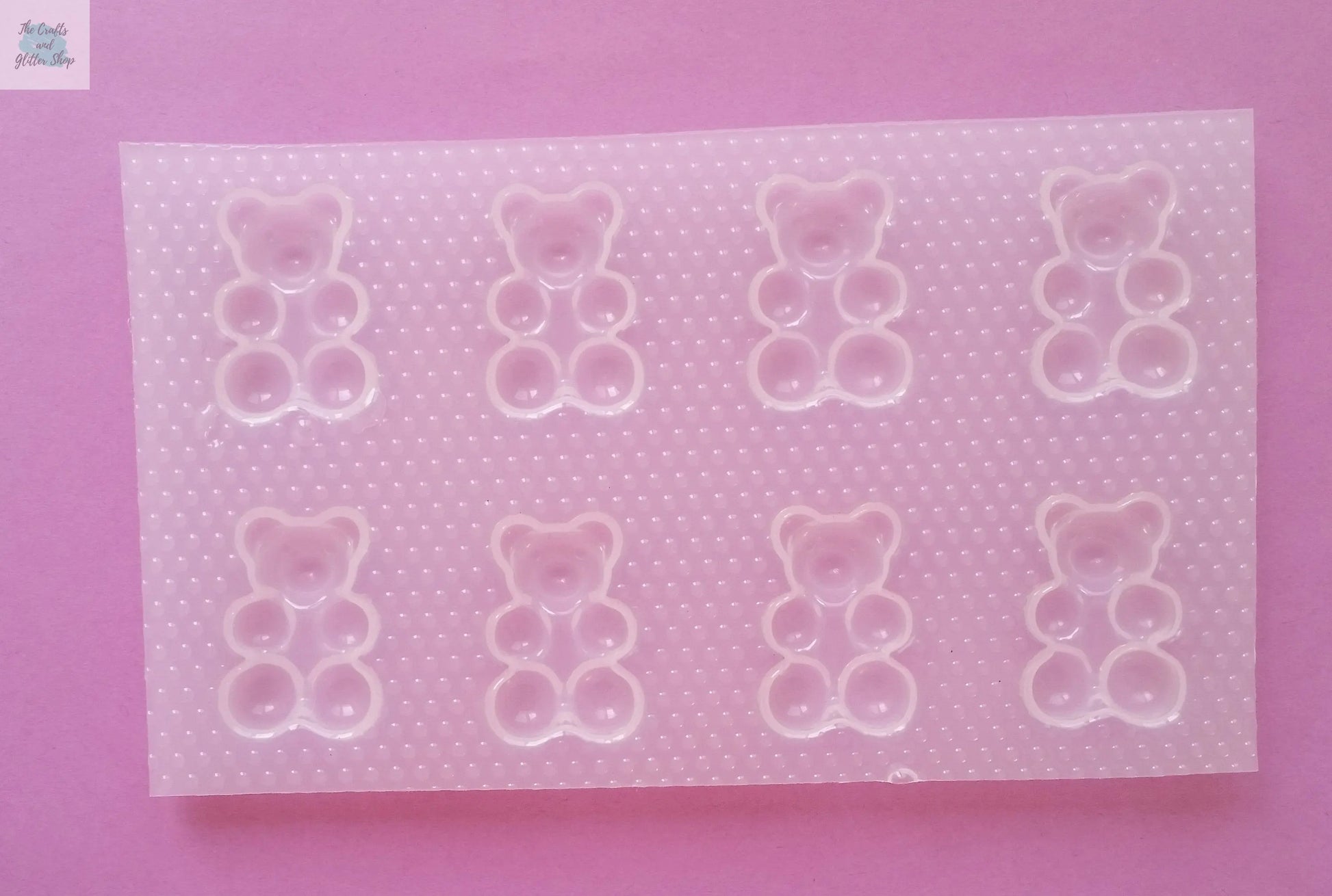 29mm Gummy Bear Plastic Mold The Crafts and Glitter Shop