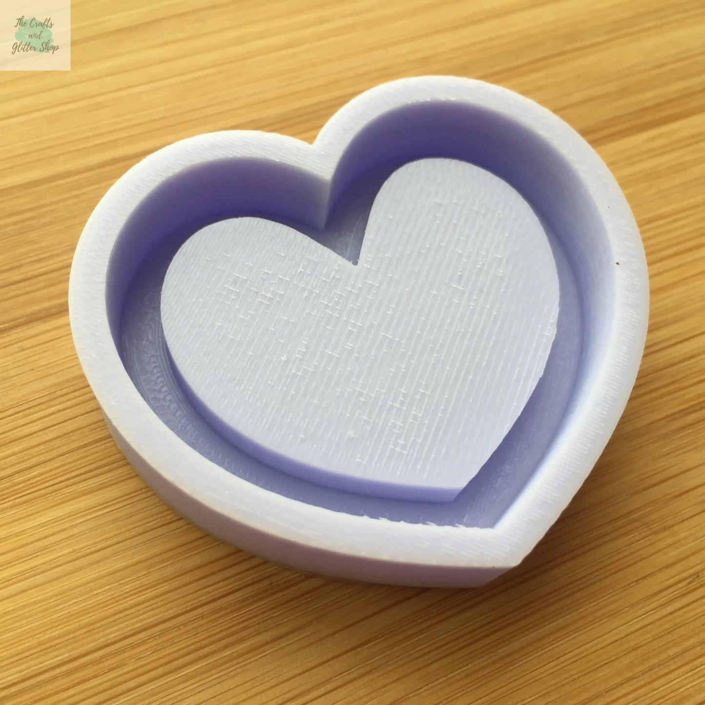 2" Heart Shaker Silicone Mold The Crafts and Glitter Shop