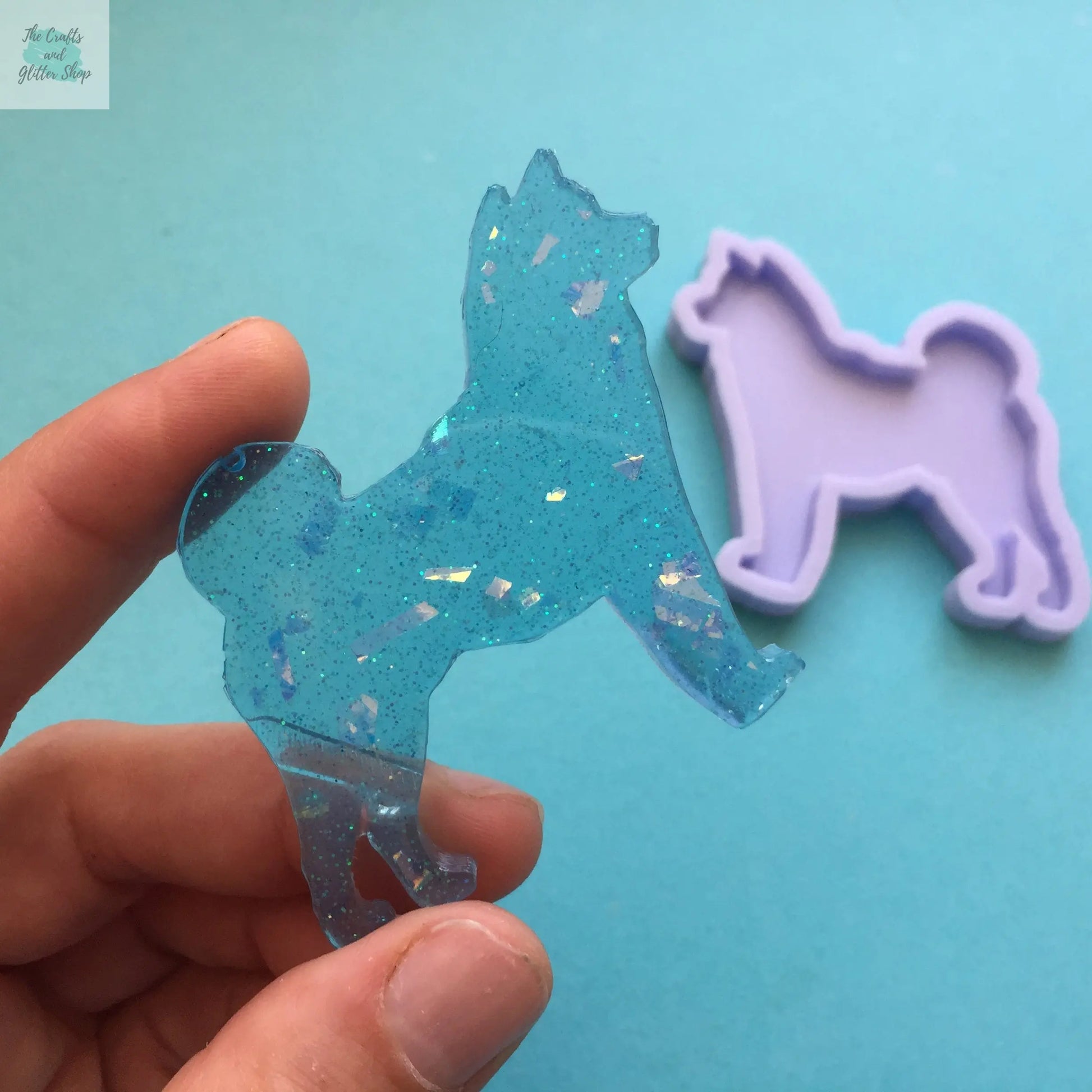 2" Shiba Inu Silicone Mold The Crafts and Glitter Shop