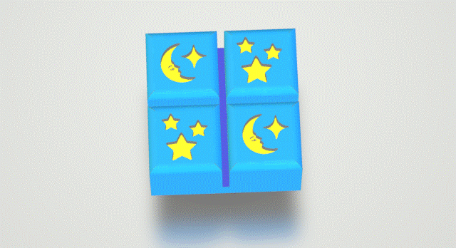 2pc Goodnight Snap Bar Bath Bomb Mold STL File - The Crafts and Glitter Shop