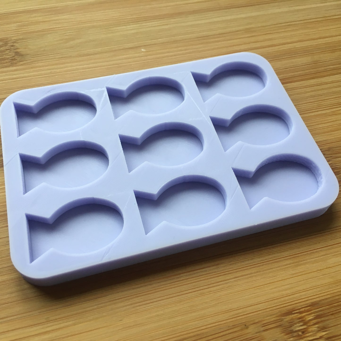 3 cm Fish Silhouette Silicone Mold