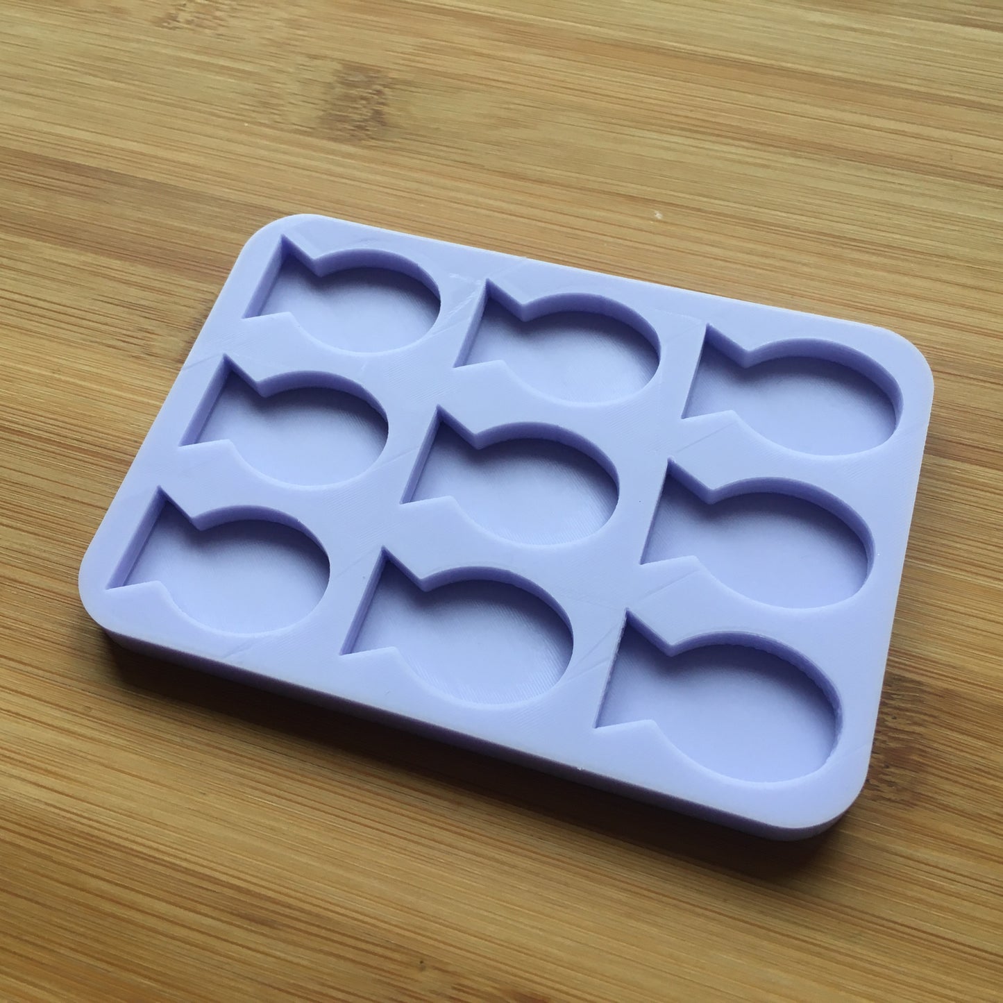 3 cm Fish Silhouette Silicone Mold