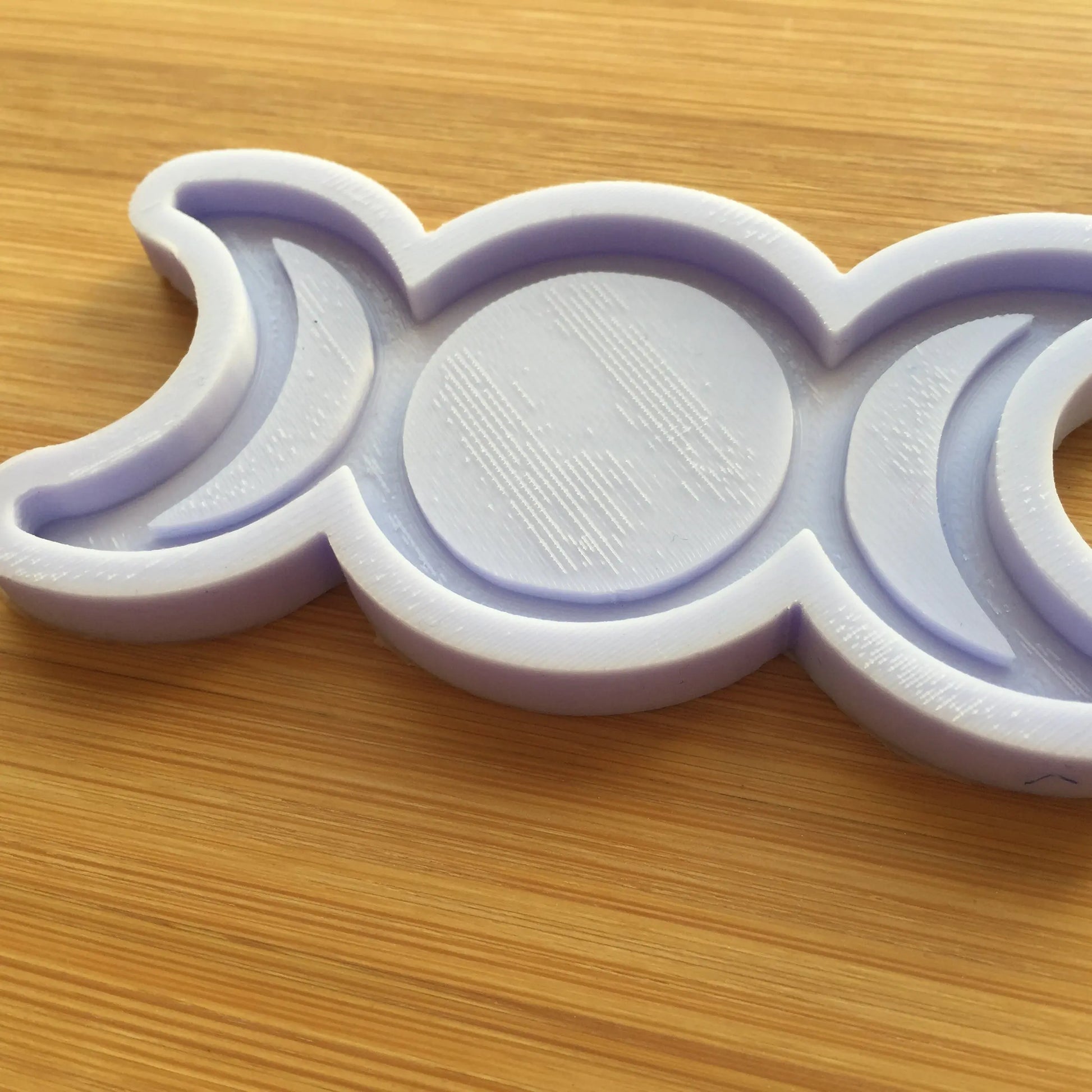 3.4 inch Triple Moon Silicone Mold The Crafts and Glitter Shop