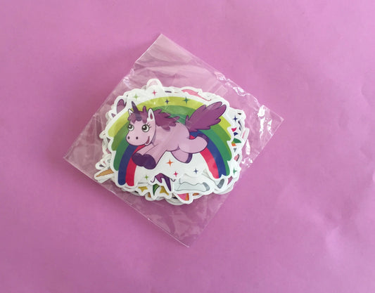 30 pcs Large Unicorn Sticker Flakes - Waterproof The Crafts and Glitter Shop