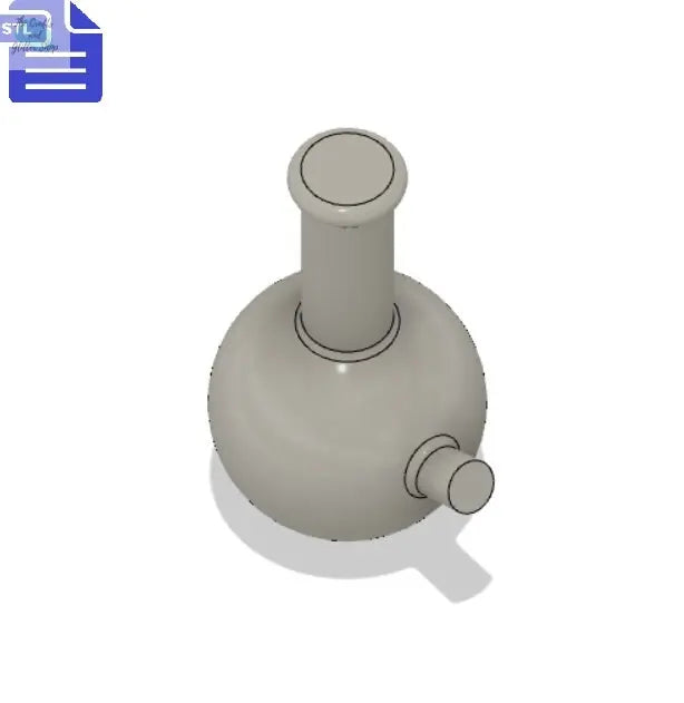 3D Bong STL File - for 3D printing - FILE ONLY - The Crafts and Glitter Shop