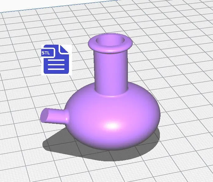 3D Bong Straw Topper STL File