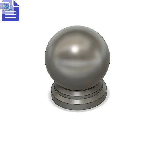 3D Snowglobe STL File - for 3D printing - FILE ONLY - Snow globe / Crystal Ball - The Crafts and Glitter Shop