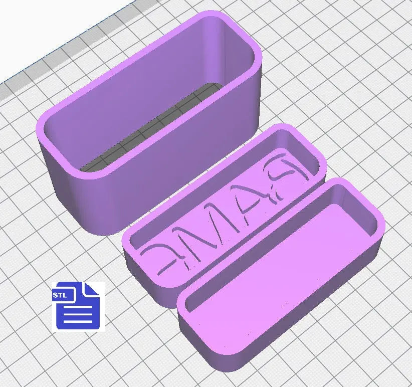 3pc BAMF Bath Bomb Mold STL File - for 3D printing - File ONLY - 3 piece Bath Bomb Hand Press Mould - The Crafts and Glitter Shop