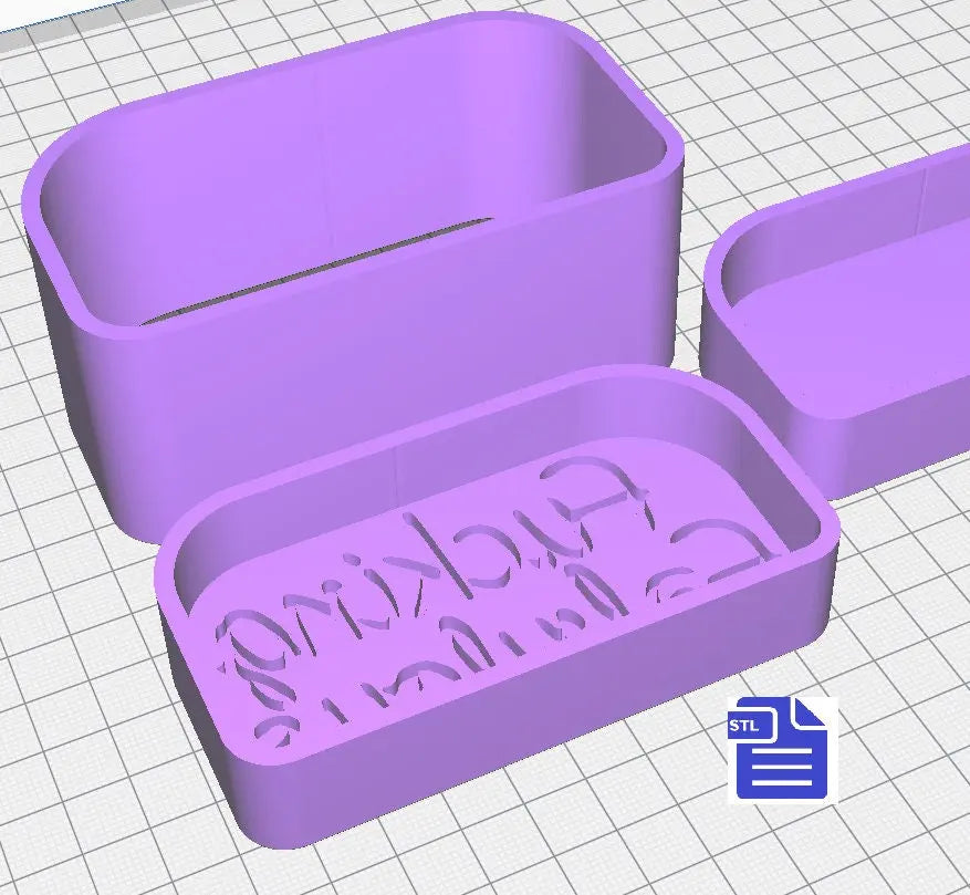 3pc F*cking Fabulous Bath Bomb Mold  STL File - for 3D printing - FILE ONLY - 3 piece Bath Bomb Hand Press Mould - The Crafts and Glitter Shop