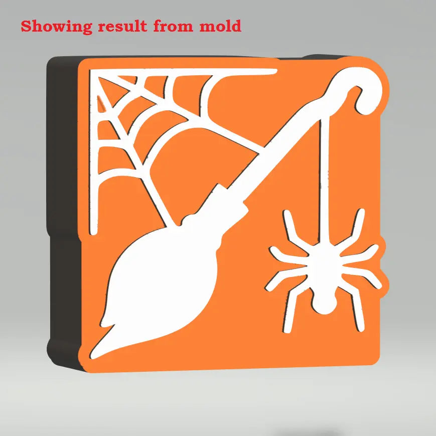 3pc Halloween Bath Bomb Mold STL File - for 3D printing - FILE ONLY - The Crafts and Glitter Shop