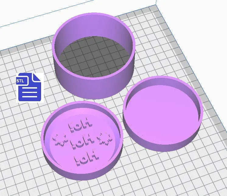 3pc Ho! Ho! Ho! Bath Bomb Mold STL File - for 3D printing - FILE ONLY - The Crafts and Glitter Shop