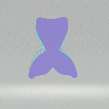 3pc Mermaid Tail Bath Bomb Mold STL File for 3D printing your own molds - The Crafts and Glitter Shop
