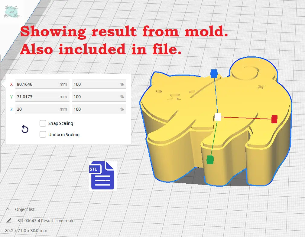 3pc Playing Kitten Behind Bath Bomb Mold STL File - for 3D printing - FILE ONLY - The Crafts and Glitter Shop