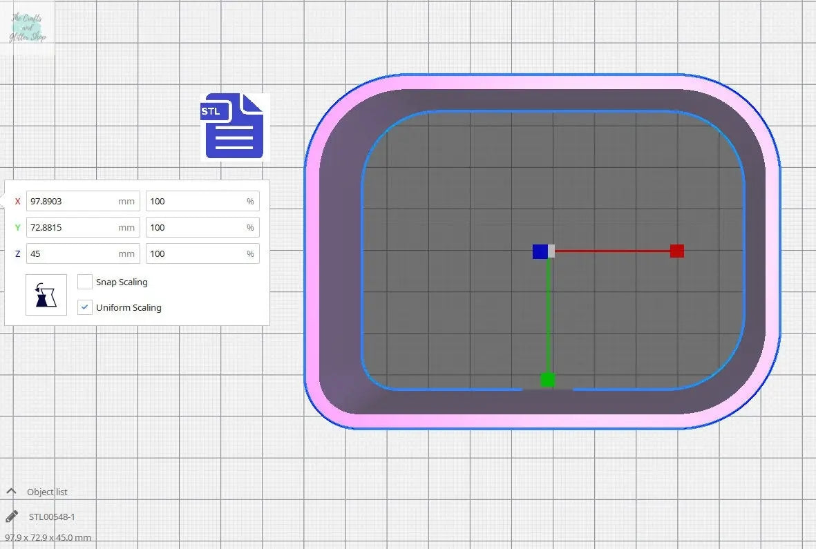 3pc Salty Bitch Bath Bomb Mold STL File