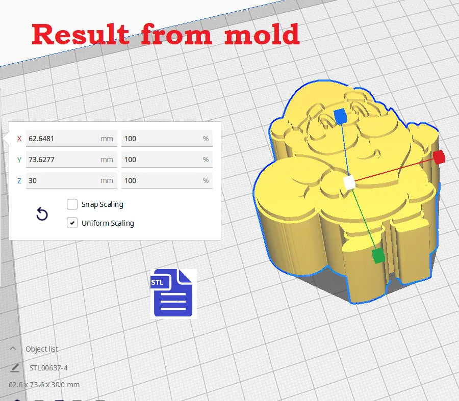 3pc Santa Claus Bath Bomb Mold STL File - for 3D printing - FILE ONLY - 3 piece Father Christmas Hand Press Mould for Solid Shampoo Fizzies - The Crafts and Glitter Shop