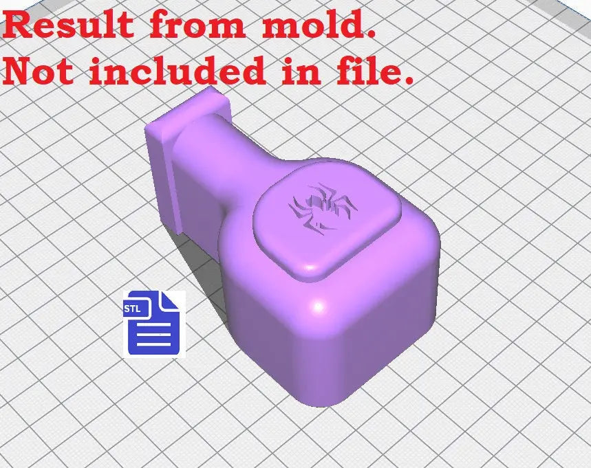 3pc Spider Legs Potion Bath Bomb Mold STL File - for 3D printing - FILE ONLY - 3 piece Hand Press Bath Bomb Mould The Crafts and Glitter Shop