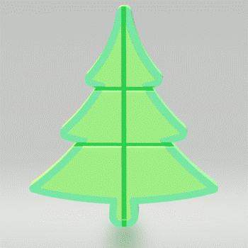 3pc Tree Snap Bar Mold STL File - for 3D printing - FILE ONLY - 3 piece mold for bath bombs and shower steamers snap bars