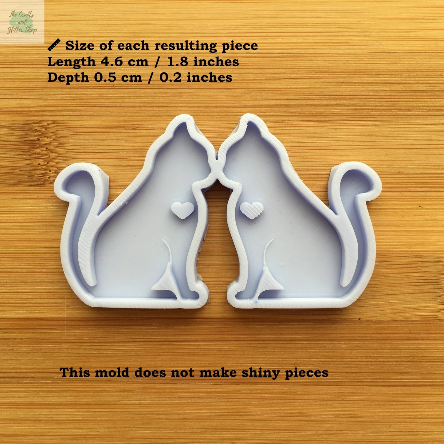46mm Cats Silicone Mold
