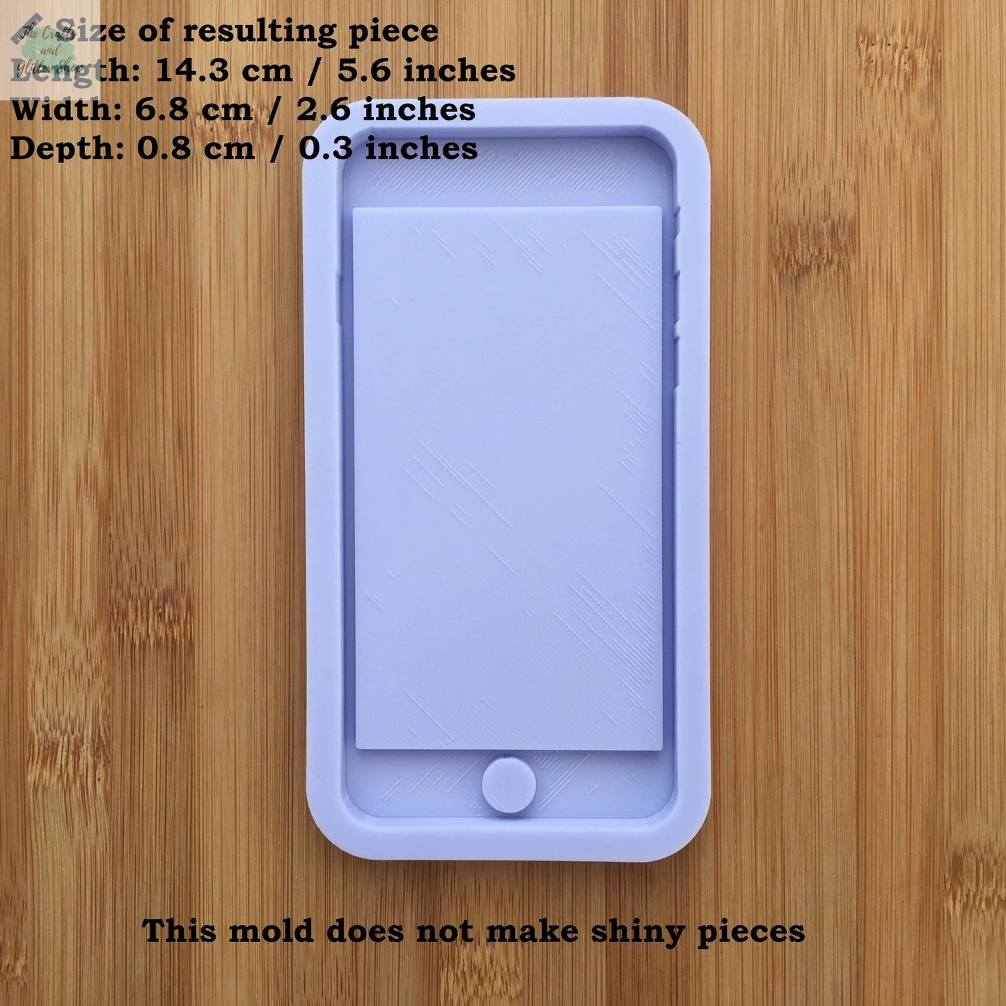 5.6" Smart Phone Silicone Mold - The Crafts and Glitter Shop