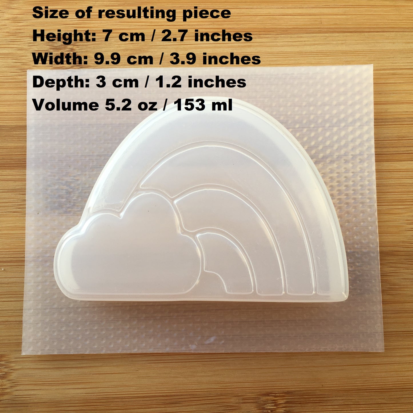 5.2 oz Rainbow Plastic Mold