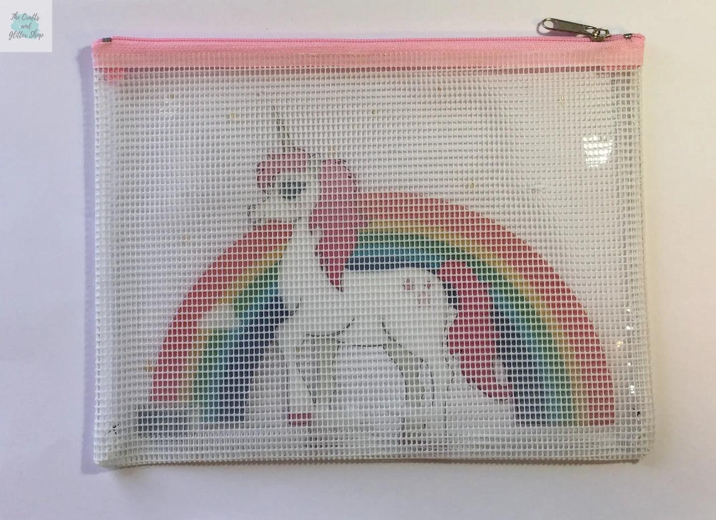 A5 Plastic Folder - Rainbow Unicorn The Crafts and Glitter Shop