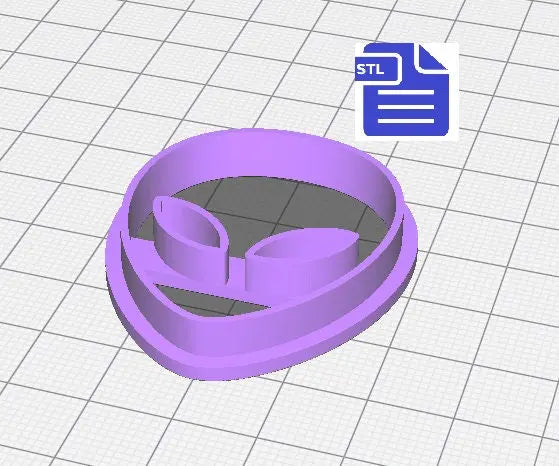 Alien Cookie Cutter STL File - for 3D printing - FILE ONLY - Digital Download - The Crafts and Glitter Shop