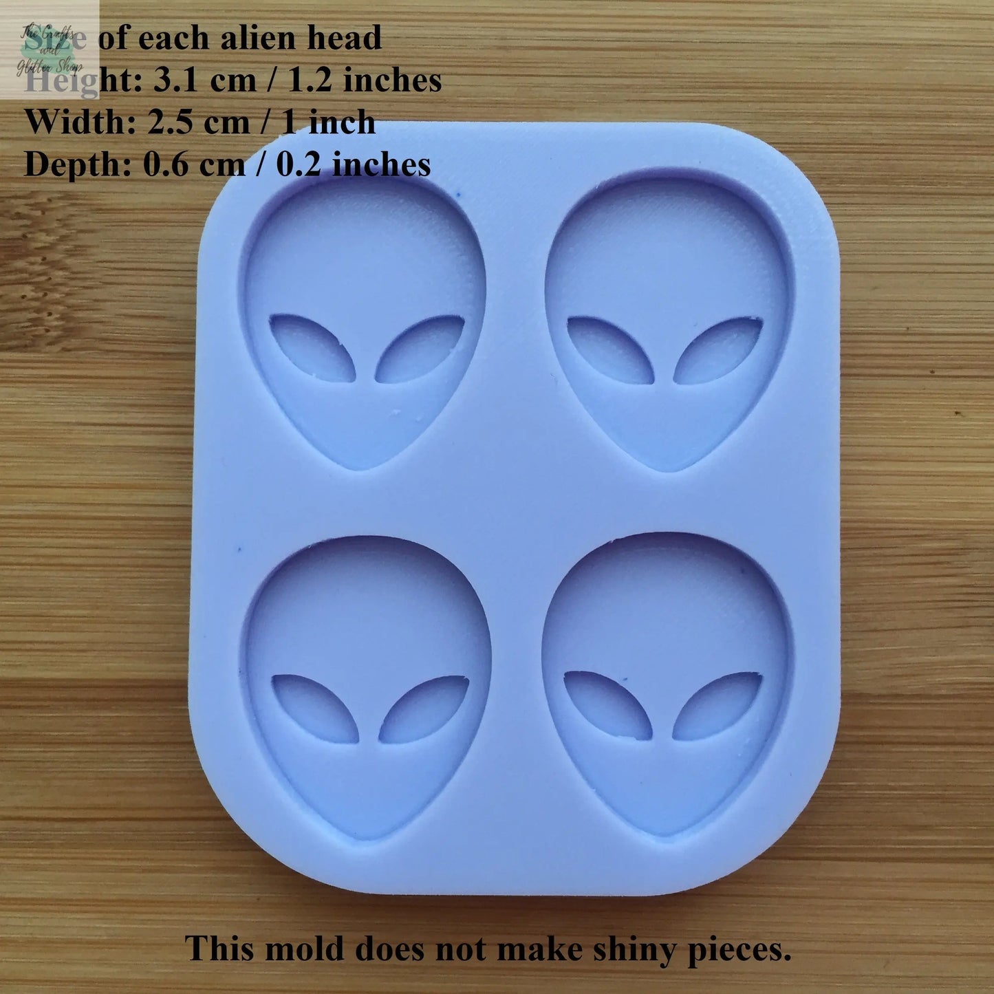 Alien Head Silicone Mold The Crafts and Glitter Shop