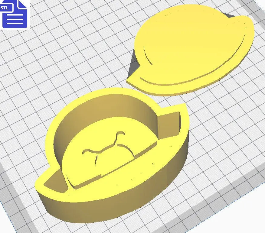 Alien ufo Bath Bomb Mold STL File