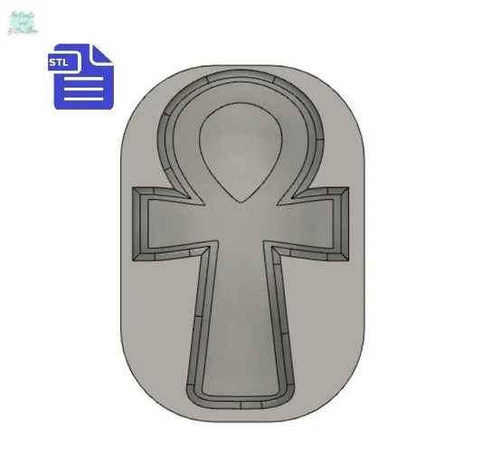 Ankh Bath Bomb Mold STL File - for 3D printing - FILE ONLY - Bath Bomb Mould - Shower Steamer Mold - The Crafts and Glitter Shop