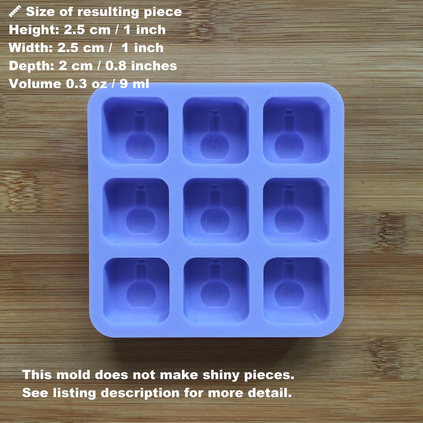 Apothecary Wax Melt Silicone Mold